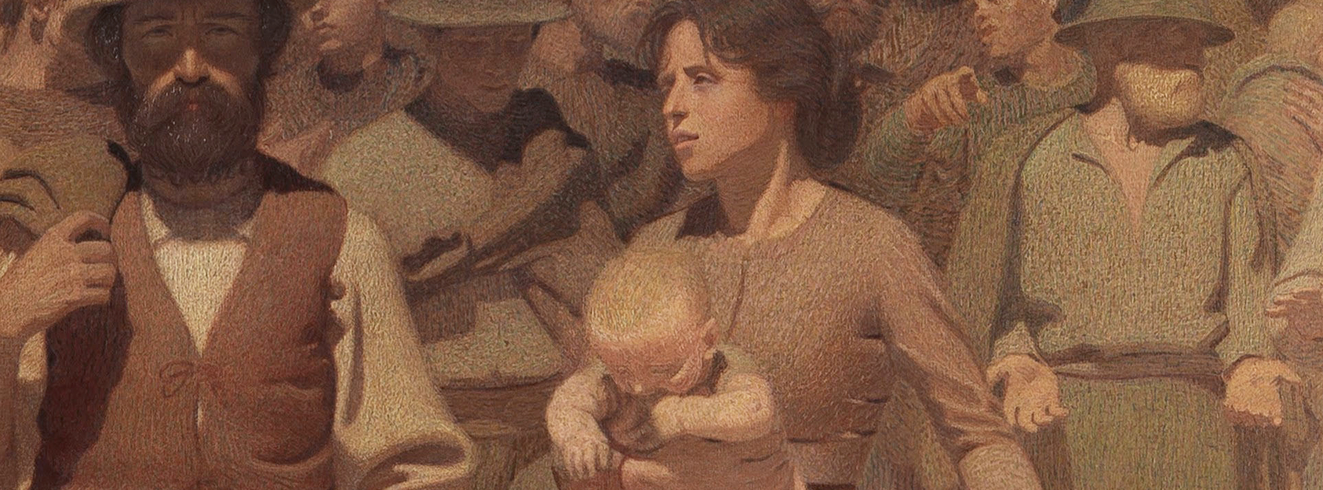 detalle | Mamma | Quarto Stato | Giuseppe Pelliza da Volpedo | 1901 | DemCom detalle | Mamma | Quarto Stato | Giuseppe Pelliza da Volpedo | 1901 | DemCom