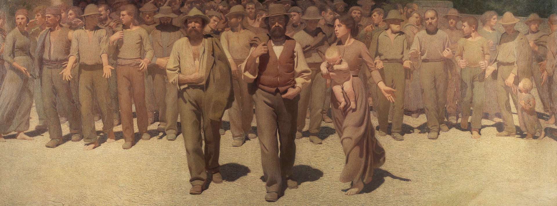 Quarto Stato | Giuseppe Pelliza da Volpedo | 1901 | DemCom Quarto Stato | Giuseppe Pelliza da Volpedo | 1901 | DemCom