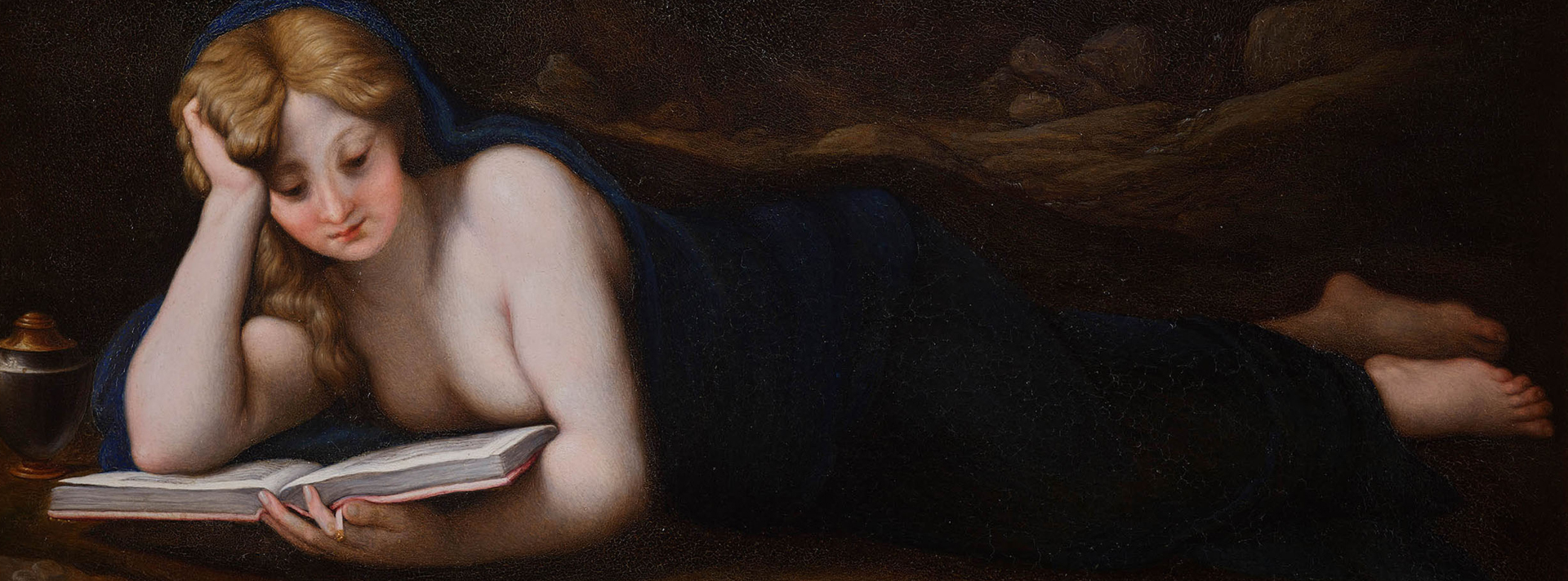 detalle | Maddalena leggente | copia da Allegri Antonio detto Correggio | Galleria Borghese | DemCom
