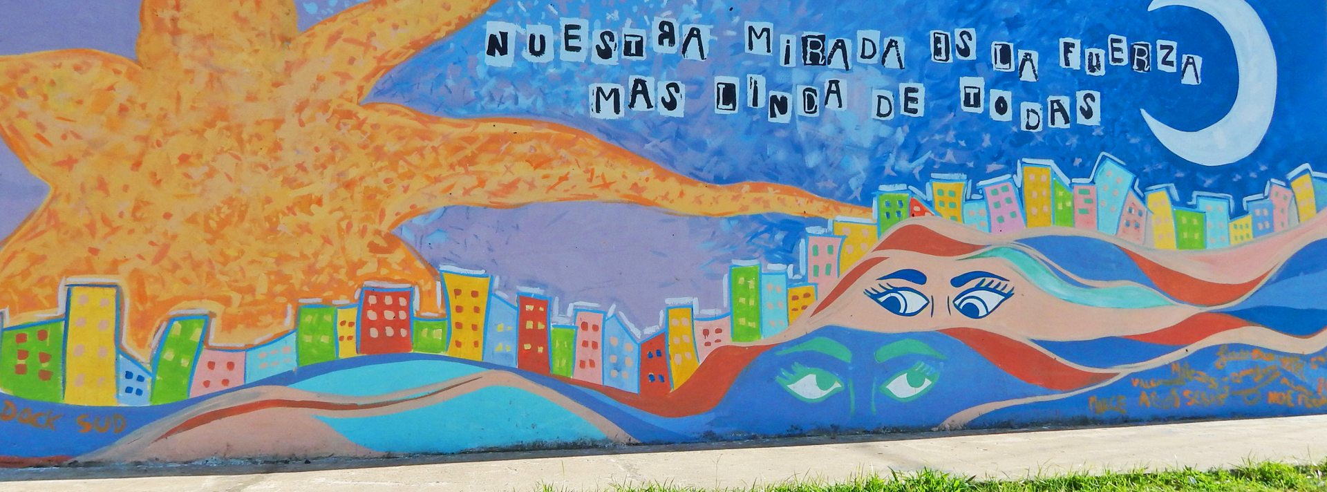 Nuestra mirada es la fuerza | Mural Escuela Primaria Nº 31 | Alejandro María de Aguado La fuerza más linda