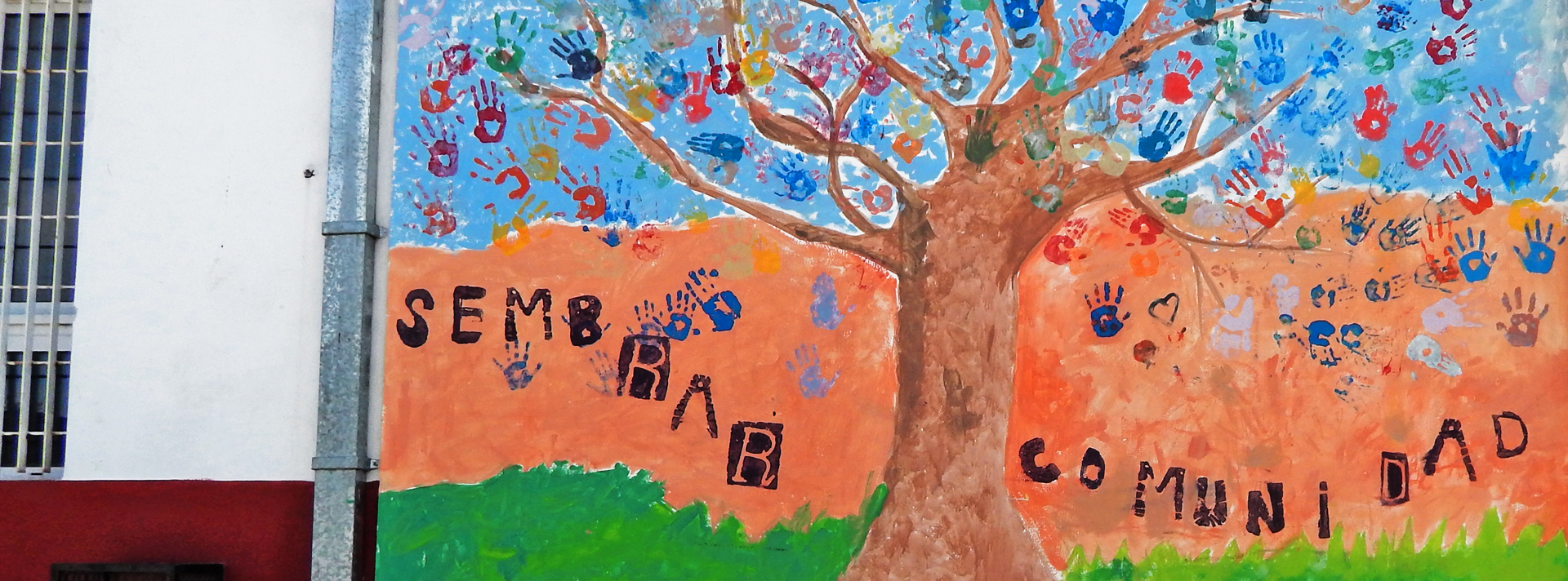 Sembrar comunidad | Mural Escuela Primaria Alejandro María de Aguado